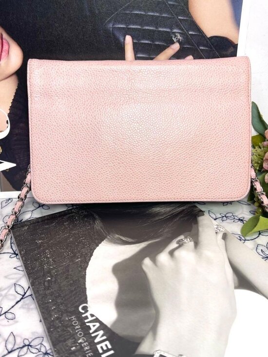 Chanel Chain Wallet Jumbo CC Logo - Picture 3 of 15